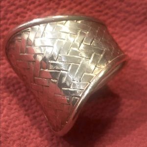 Sterling Silver Ring. Adjustable from size 6 -7